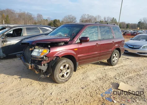 2007 Honda Pilot Ex z USA, uszkodzony, nr VIN 5FNYF18437B008765